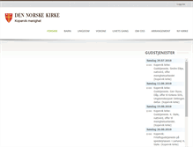 Tablet Screenshot of kopervikkirke.no
